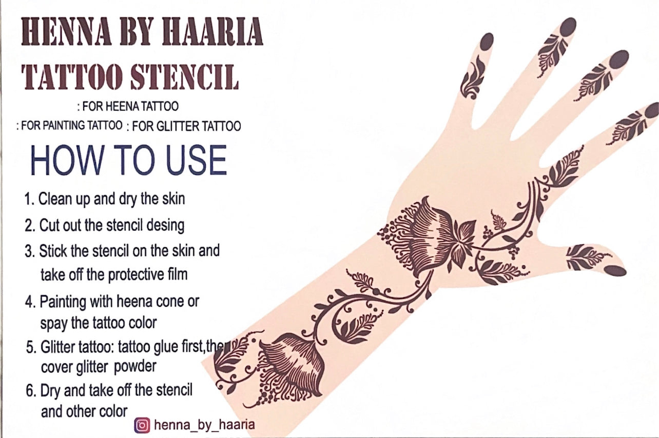 Henna Stencil Lavish
