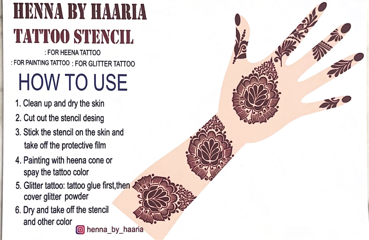 Henna Stencil Yarpie