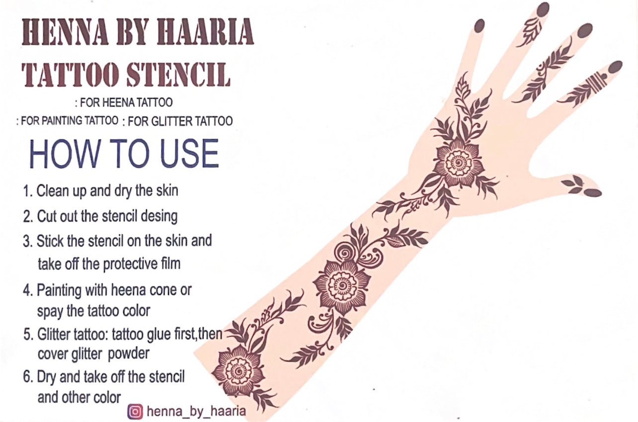 Henna Stencil Charmed