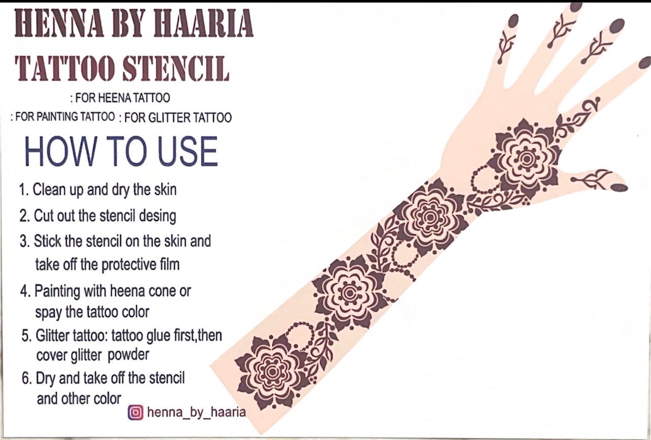 Henna Stencil Crystal