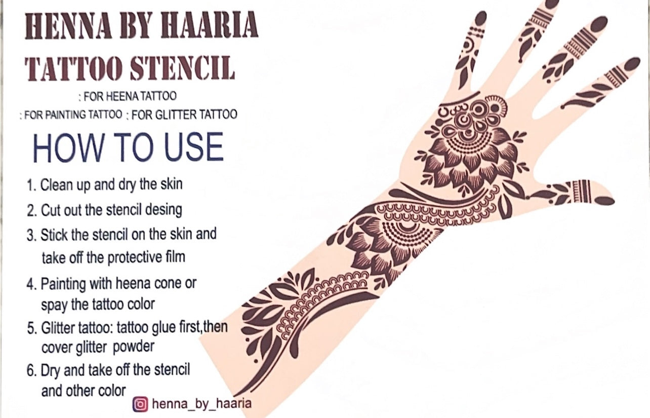 Henna Stencil Synabo